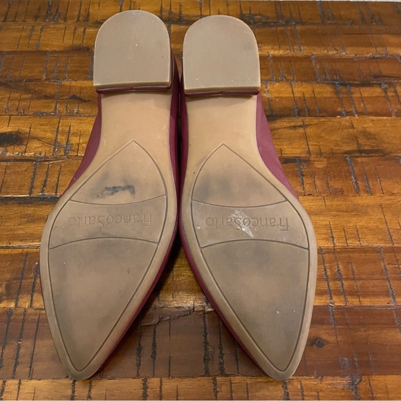 Franco Sarto Red Flats Modern Loafers - Picture 8 of 8